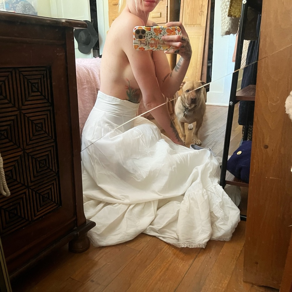 Gorgeous full & fluffy 70s vintage maxi petticoat